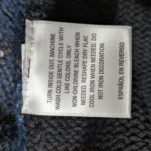 Style & Co. Black and Blue Sparkle Mini Dress - Picture 10 of 11